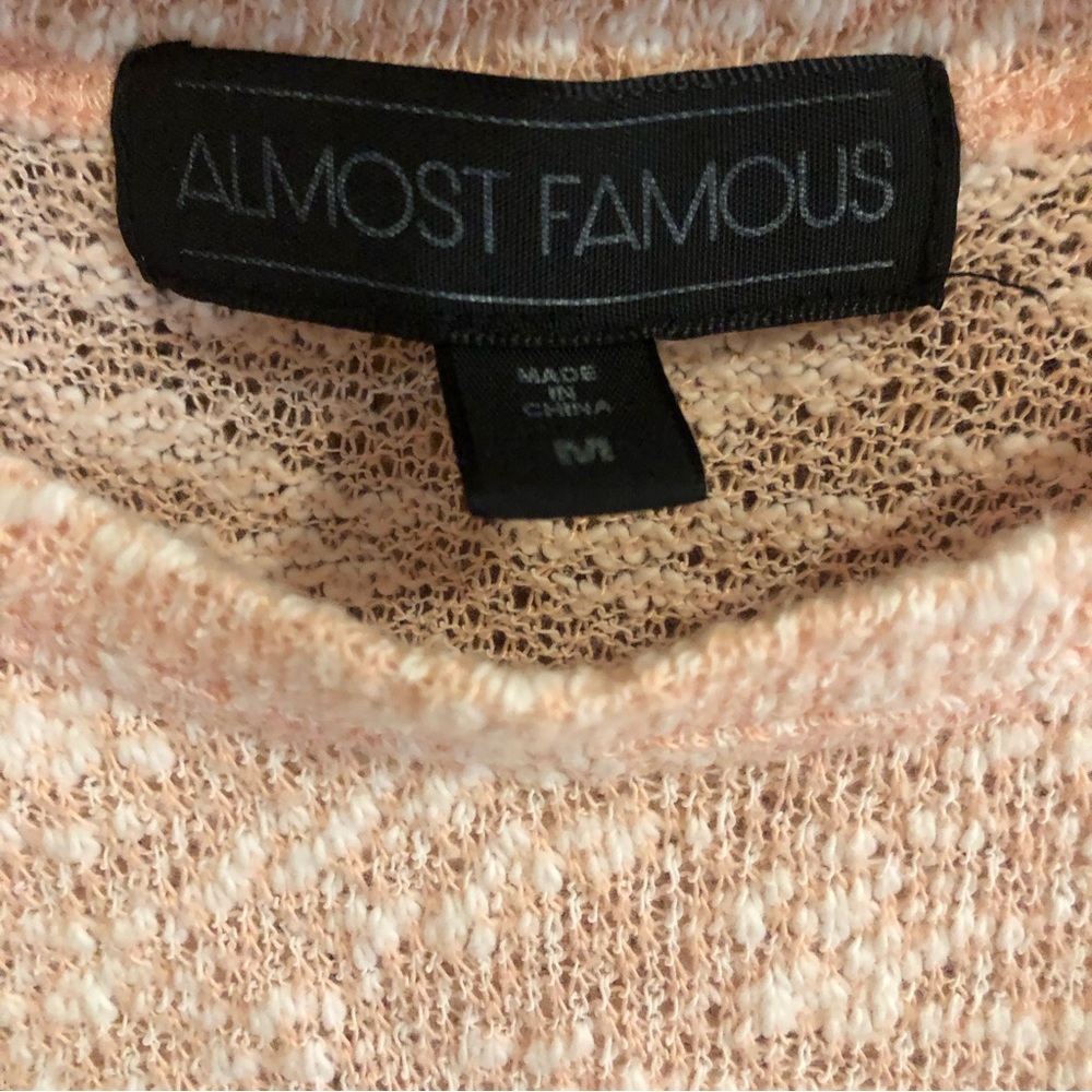 Women’s Almost Famous Lightweight 1/2 Sleeve Sweater - Picture 3 of 5